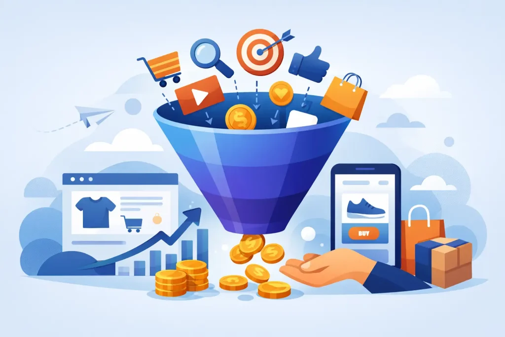 Prodajni funnel za ecommerce koji prodaje